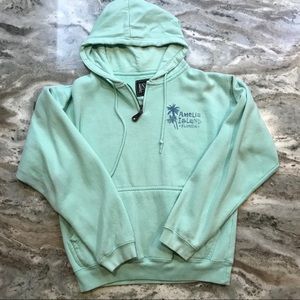 Mint green Amelia Island Hoodie w/Zip